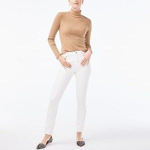 J Crew Women's 10" highest-rise skinny jean in white denim G1975 Size 28 $79